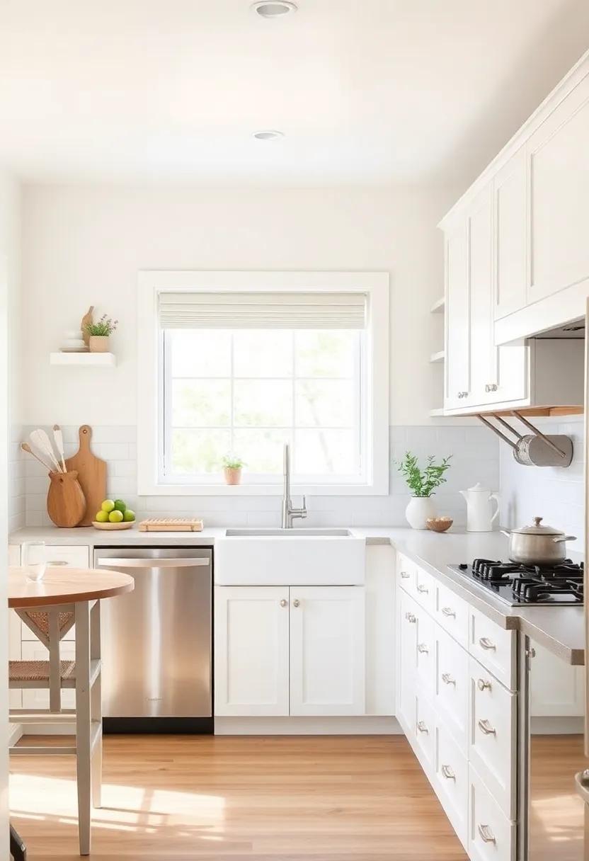 Classic White: The Timeless Elegance of Light Shades in a Cottage ‌Kitchen