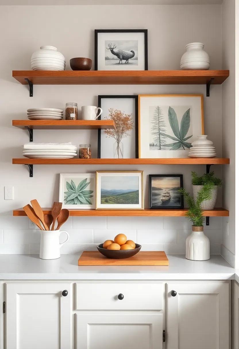 Artistic Flair: Using Shelves to Showcase‍ Local artwork in⁣ the‌ Kitchen