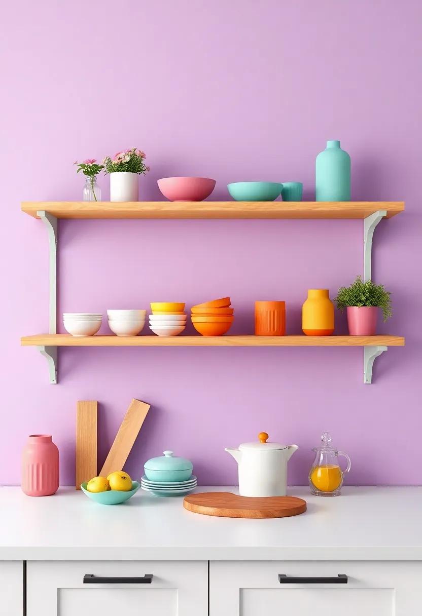 Color Pop: Infusing Your Shelves with Vibrant Hues for a Playful Touch