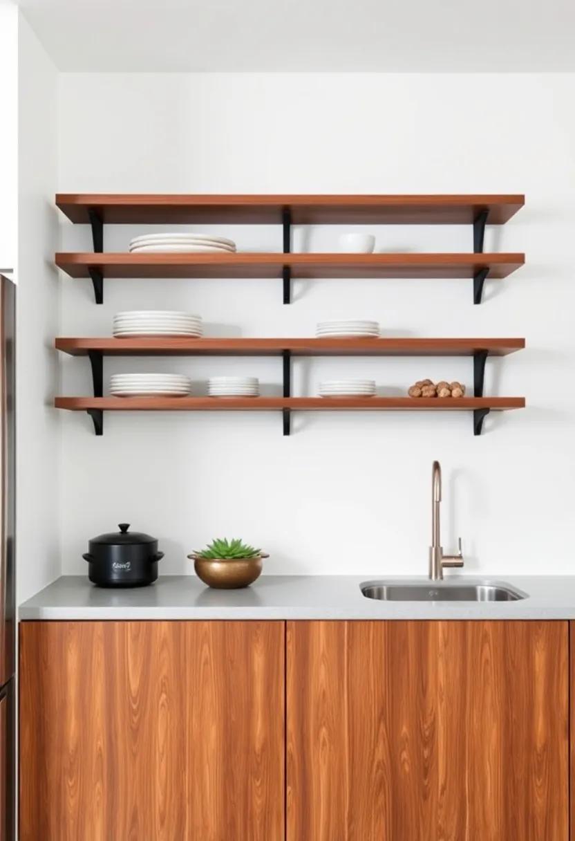 Floating‌ Shelves: A Modern Twist on Classic Cottage Kitchen Shelving