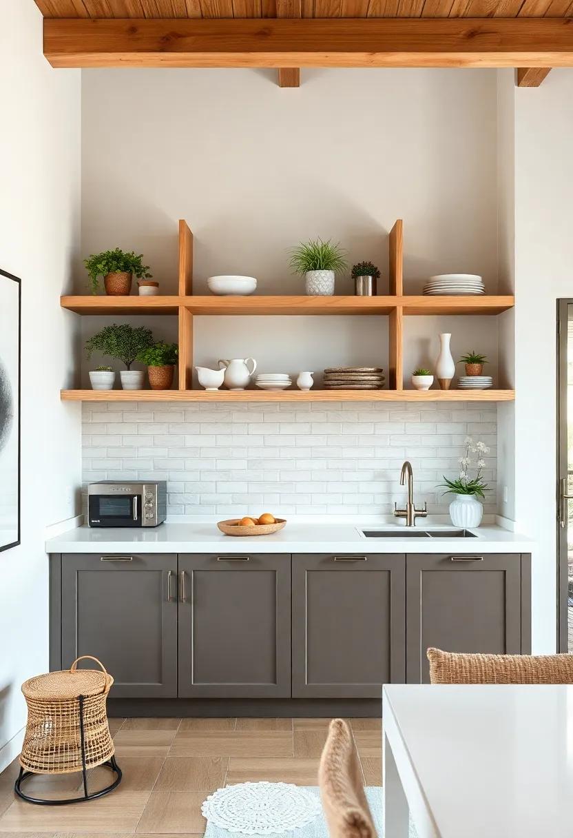 Open Kitchen Concept: Seamlessly Integrating Shelving with Living Spaces