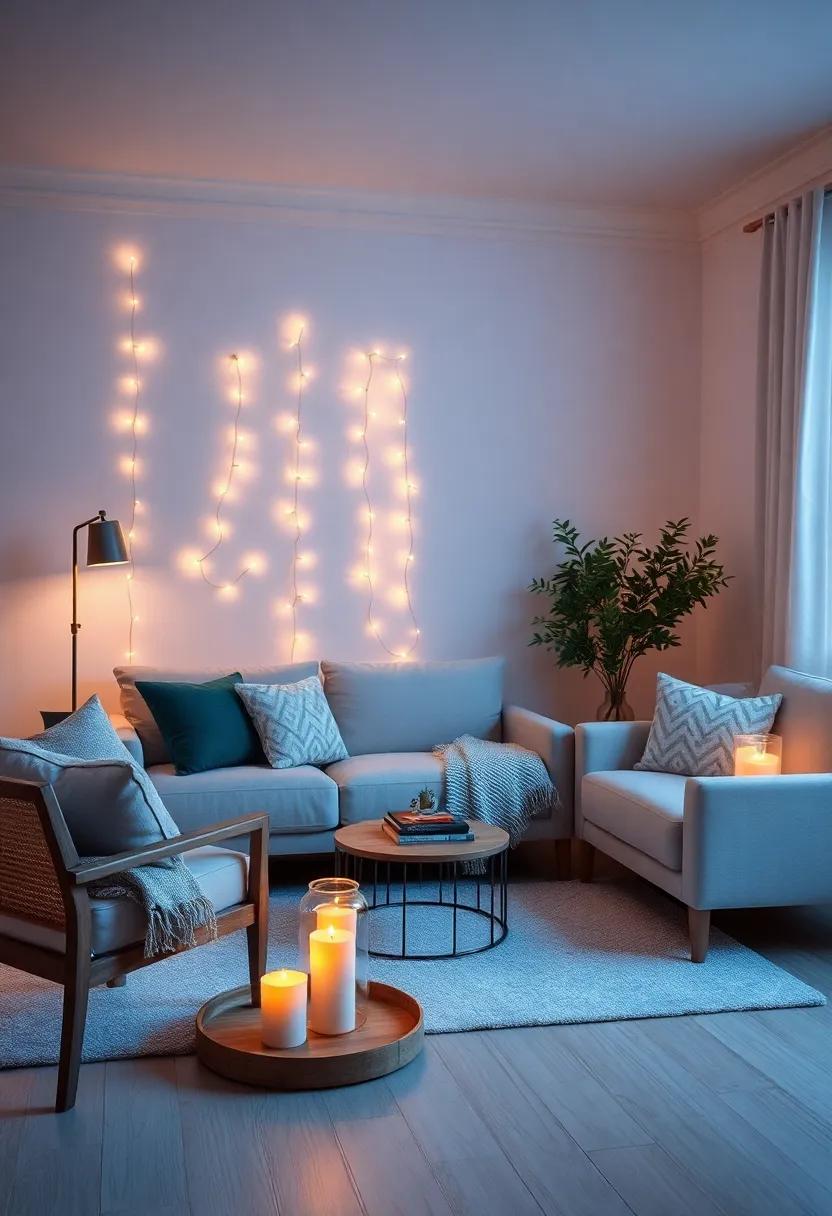 Soft Lighting: Elevating Ambiance⁣ with ⁤Warm Fairy Lights and Candles