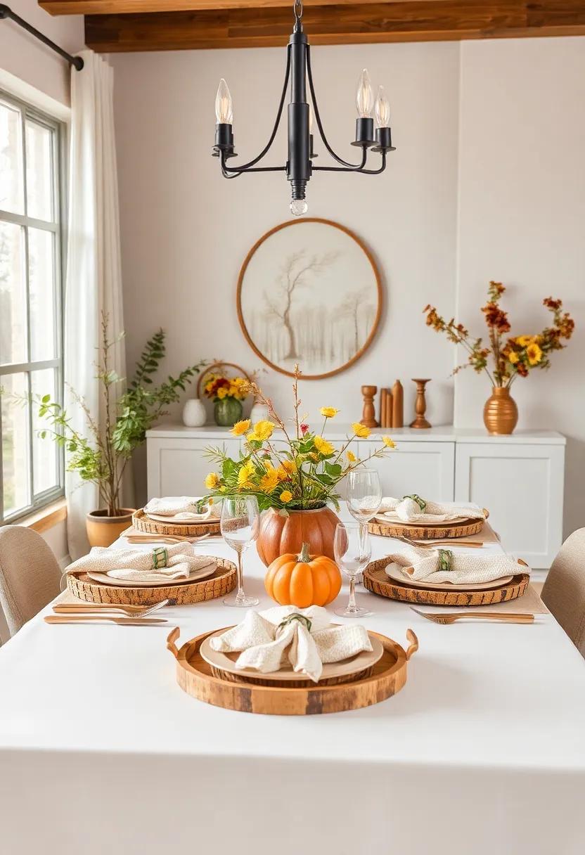 Table Settings that Celebrate​ Harvest⁢ with Nature-Inspired Decor