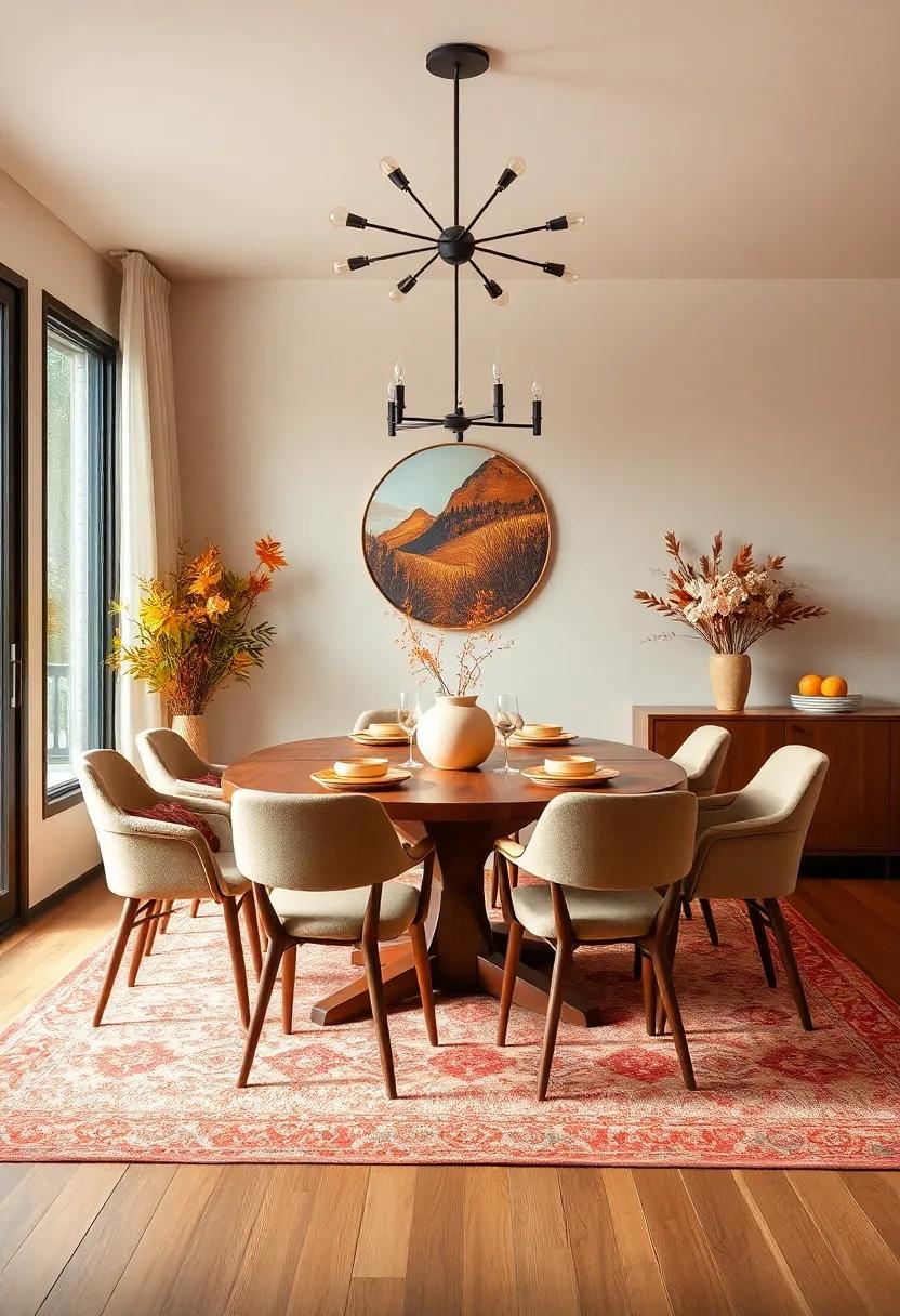 Warm Hues and Rich Tones Defining Your Autumn Dining Space