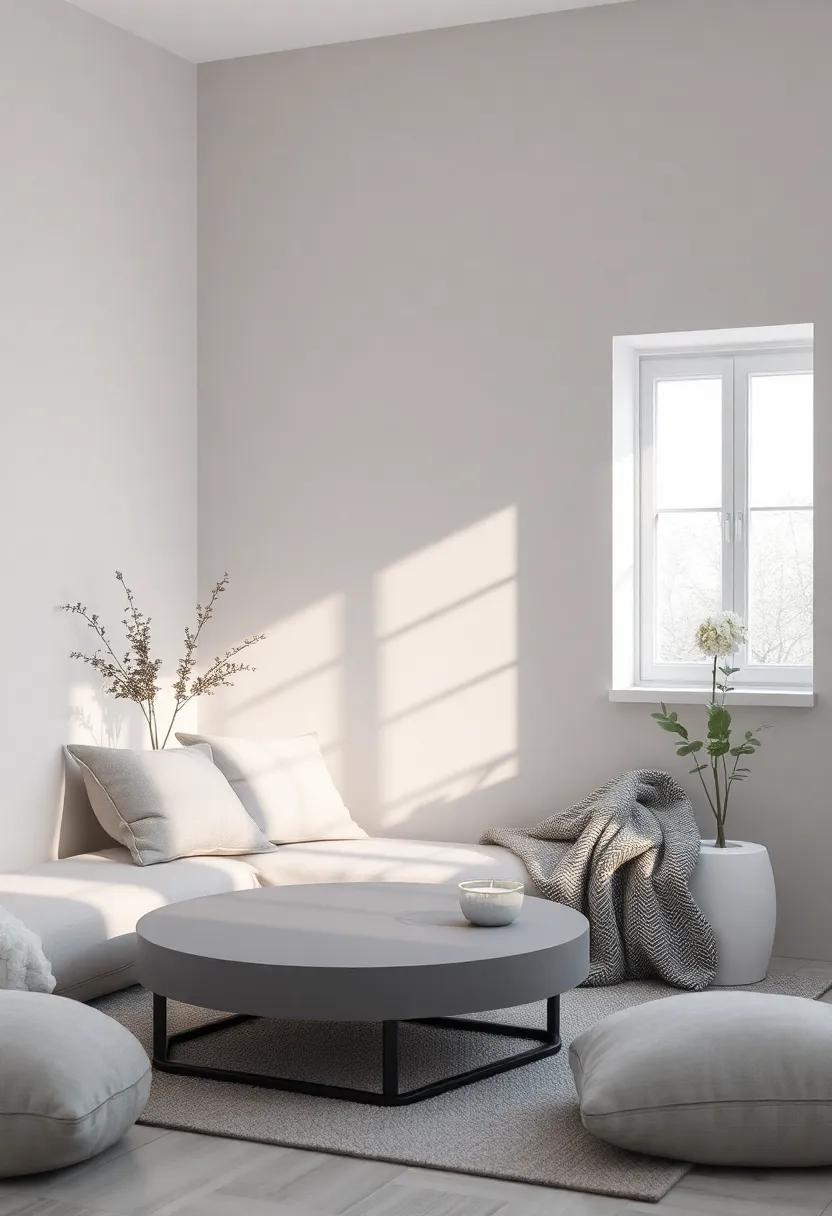 Creating a Cozy Atmosphere ⁤with Soft​ Gray Hues
