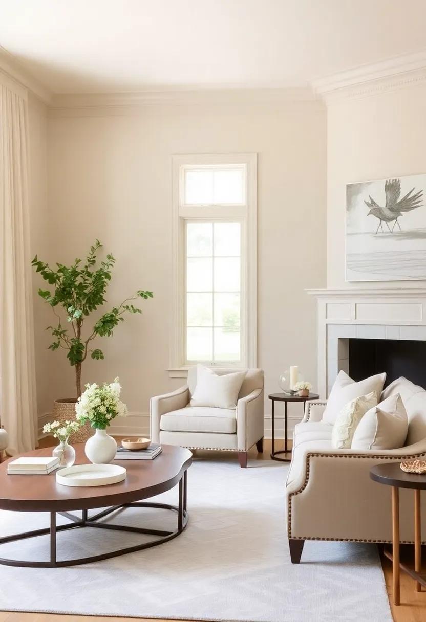 Creating a Subtle‍ Elegance with Soft Beige Wall Colors in Your Living Room