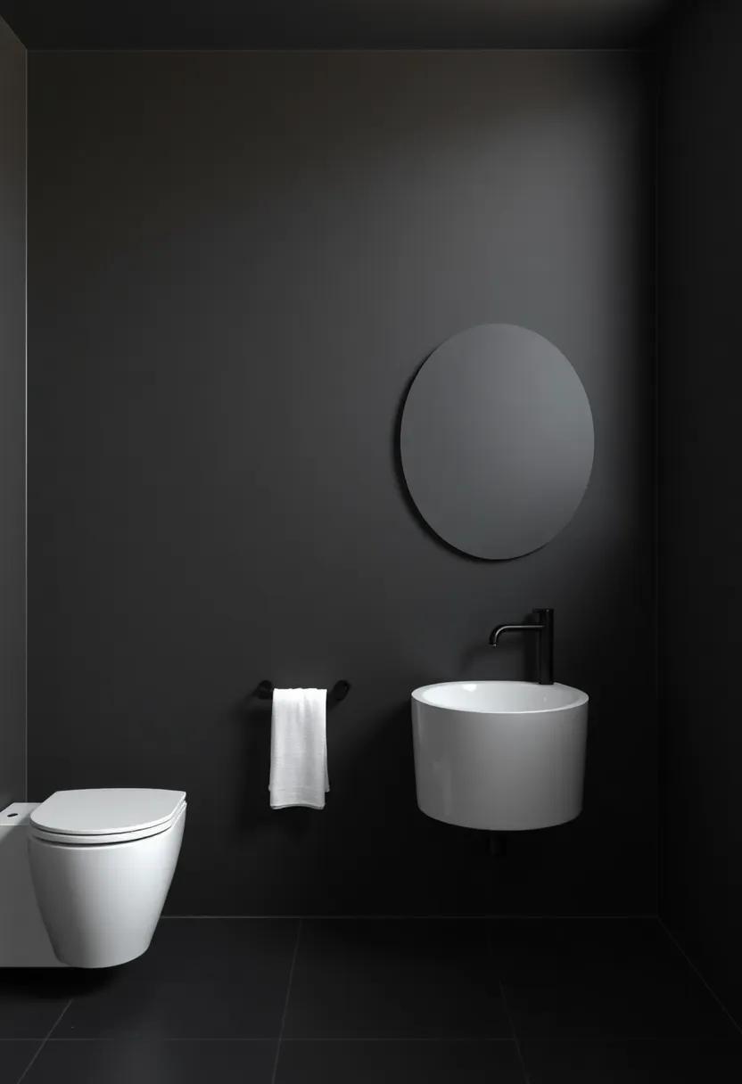 Deep⁣ Charcoal: The Timeless Elegance of Dark ⁤Gray in Bathroom Spaces