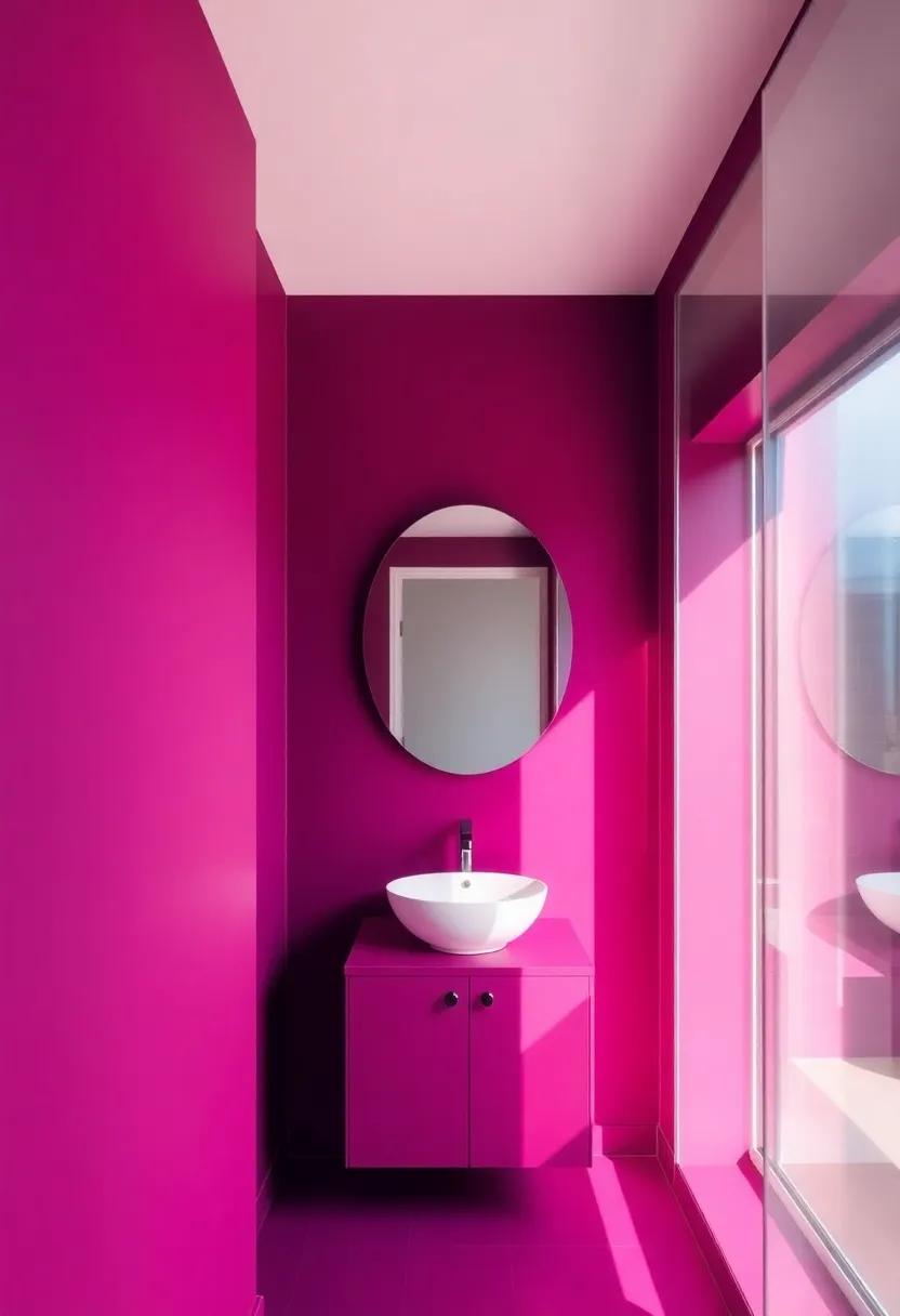 Vibrant Berry: Energizing Your Space with Deep Fuchsia Walls