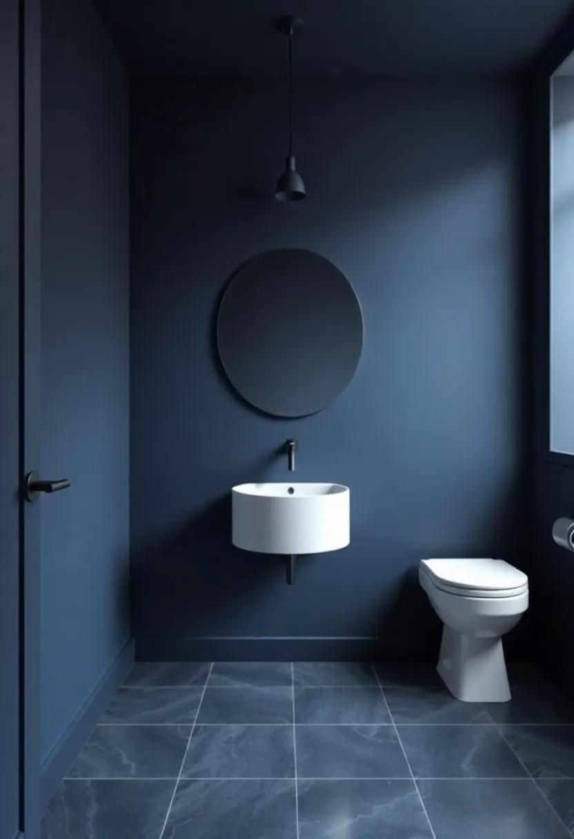 Midnight Blue Magic: Transforming Your Bathroom with Navy Hues