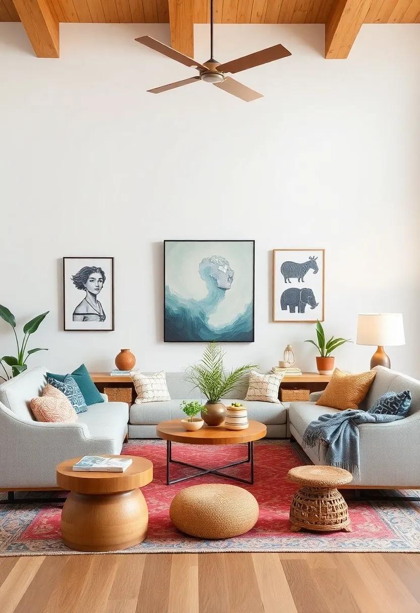 Global Influence:⁤ Add‌ decor items from ⁢different cultures or​ travels, such as⁣ textiles, pottery, or art,⁢ to ‍infuse your space with global flair