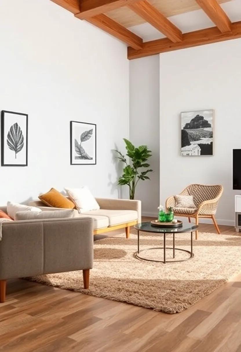 Layered Rugs:⁢ Use⁢ layered⁢ rugs to⁤ create‌ warmth and⁢ define areas, mixing textures and patterns ‍for a ⁤cozy​ feel