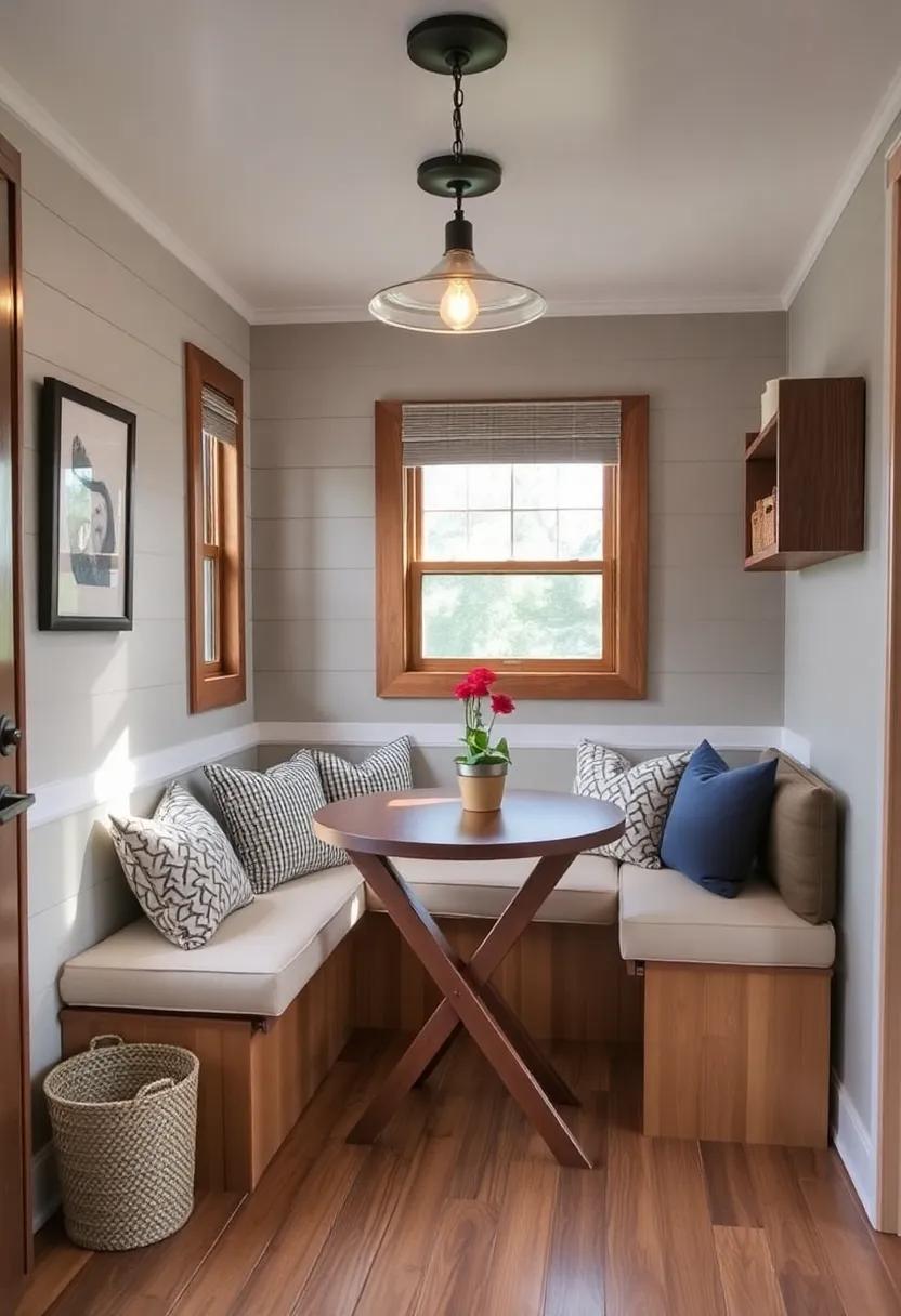 14)⁢ Nook Dining: Transform an unused corner into a charming dining nook with⁤ a small table and cozy cushions for an intimate feel