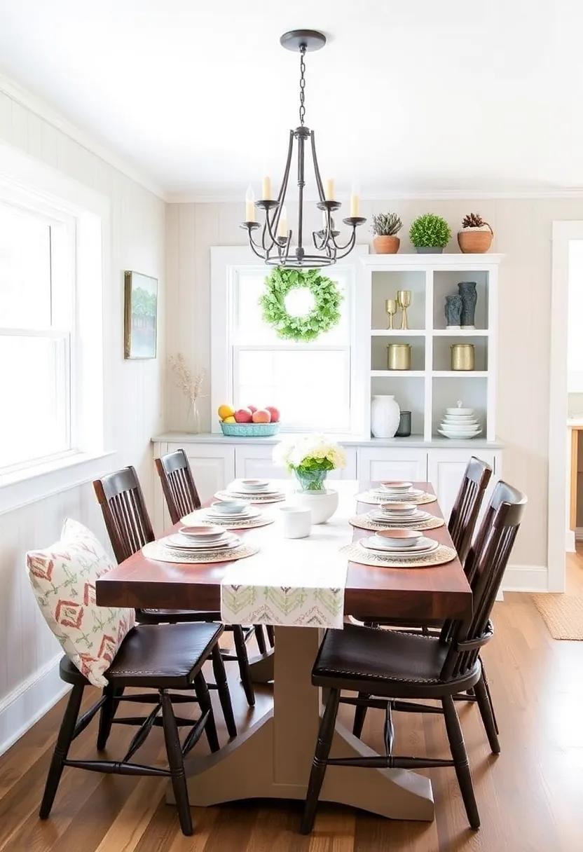 23) Seasonal decor: Refresh your dining area with seasonal décor ‍that keeps the space feeling dynamic‌ and inviting throughout the year