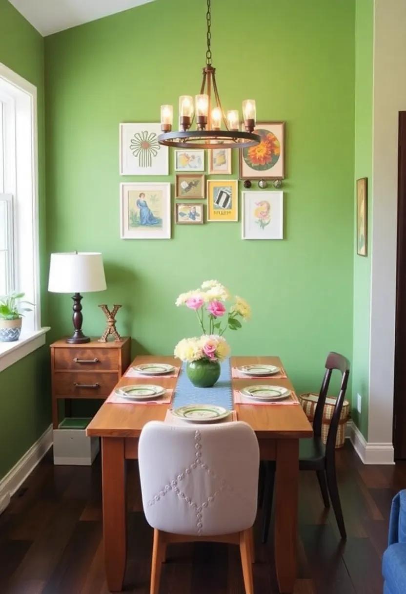 9) Wall Art: add ‍personality with⁤ vibrant wall art⁤ or a gallery⁣ wall that draws the eye upward, diverting attention from the size of the room