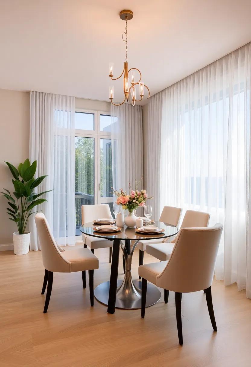 Elevate ⁢Your⁤ Dining Experience‌ with Elegant Sheer Curtains ⁣for‌ a Soft⁣ ambiance