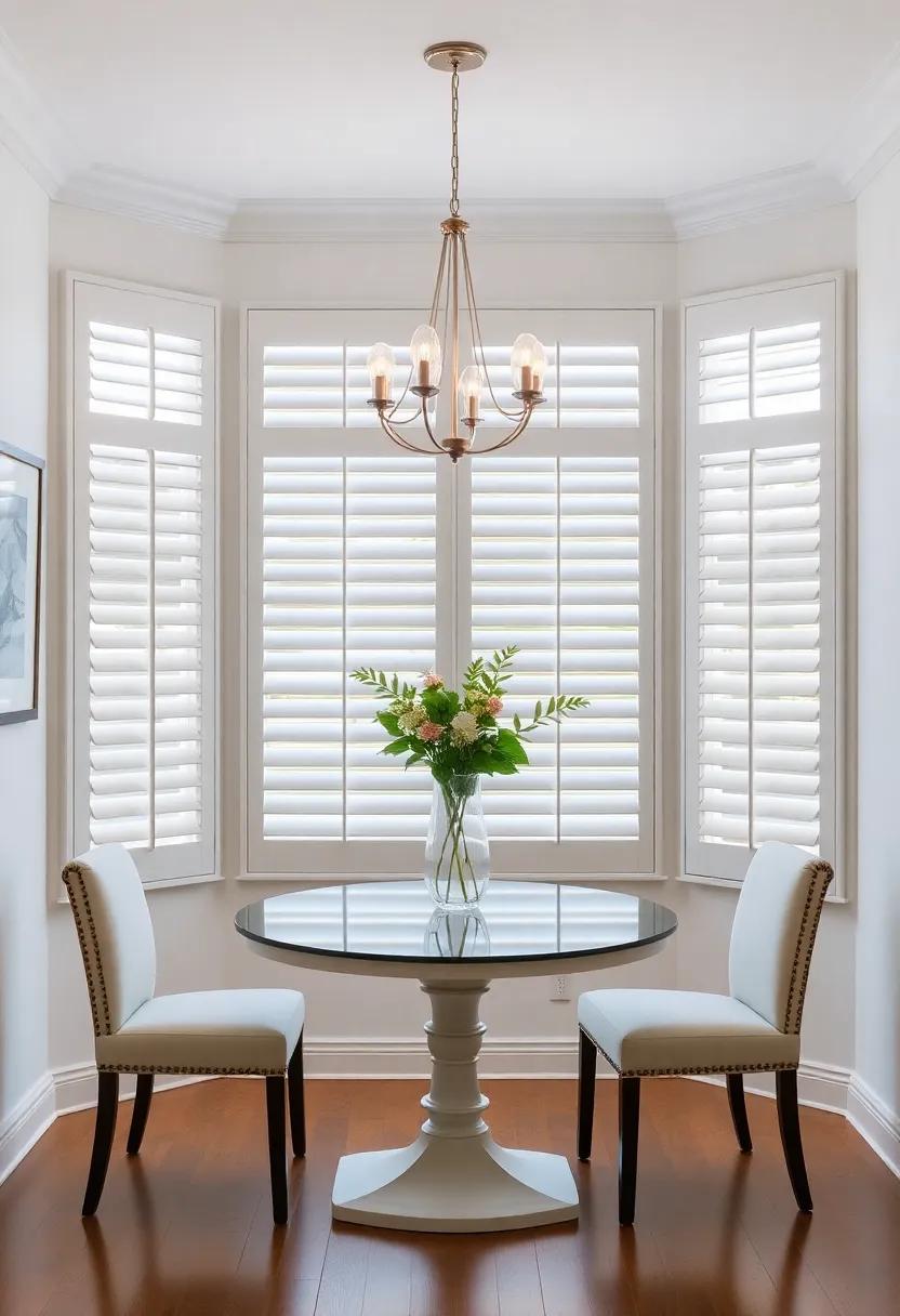 Timeless‌ Plantation ⁤Shutters: Perfect for an Elegant‌ and Classic Dining⁣ Room