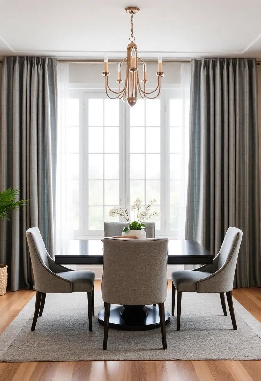 Transforming‌ Your Dining Room with Luxurious Drapery Options