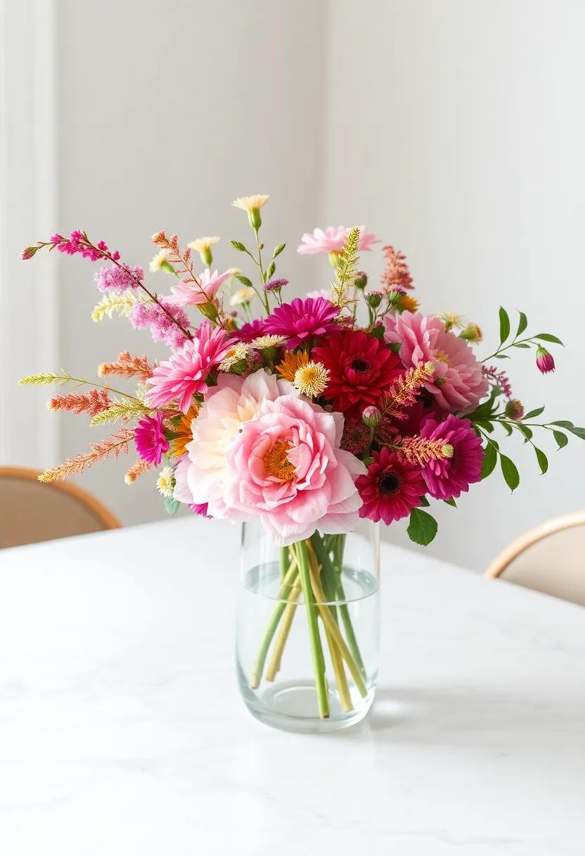 Design a Unique ⁢Centerpiece with Seasonal Florals