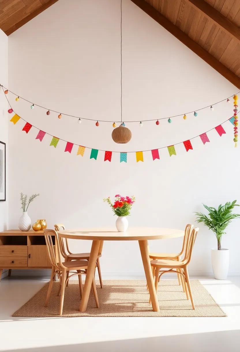 String‌ Up‍ Colorful ⁣Banners or Garlands‌ for Festivity