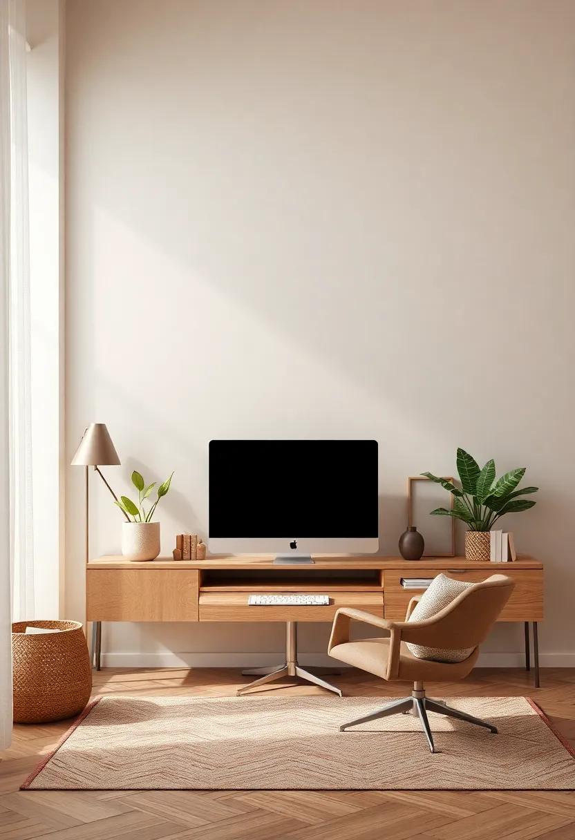 Choosing ​Natural Materials for a​ balanced Home Office Environment