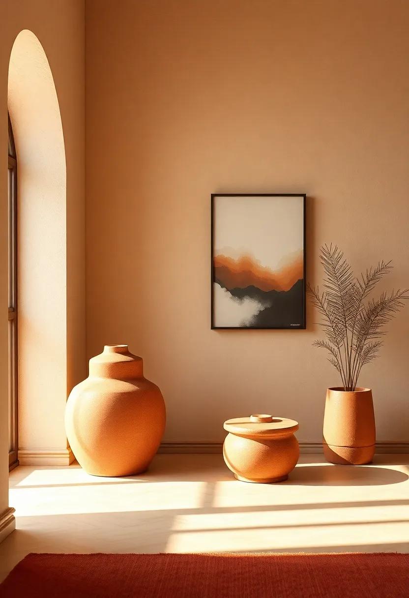 Layering earthy Tones for a Cozy Atmosphere