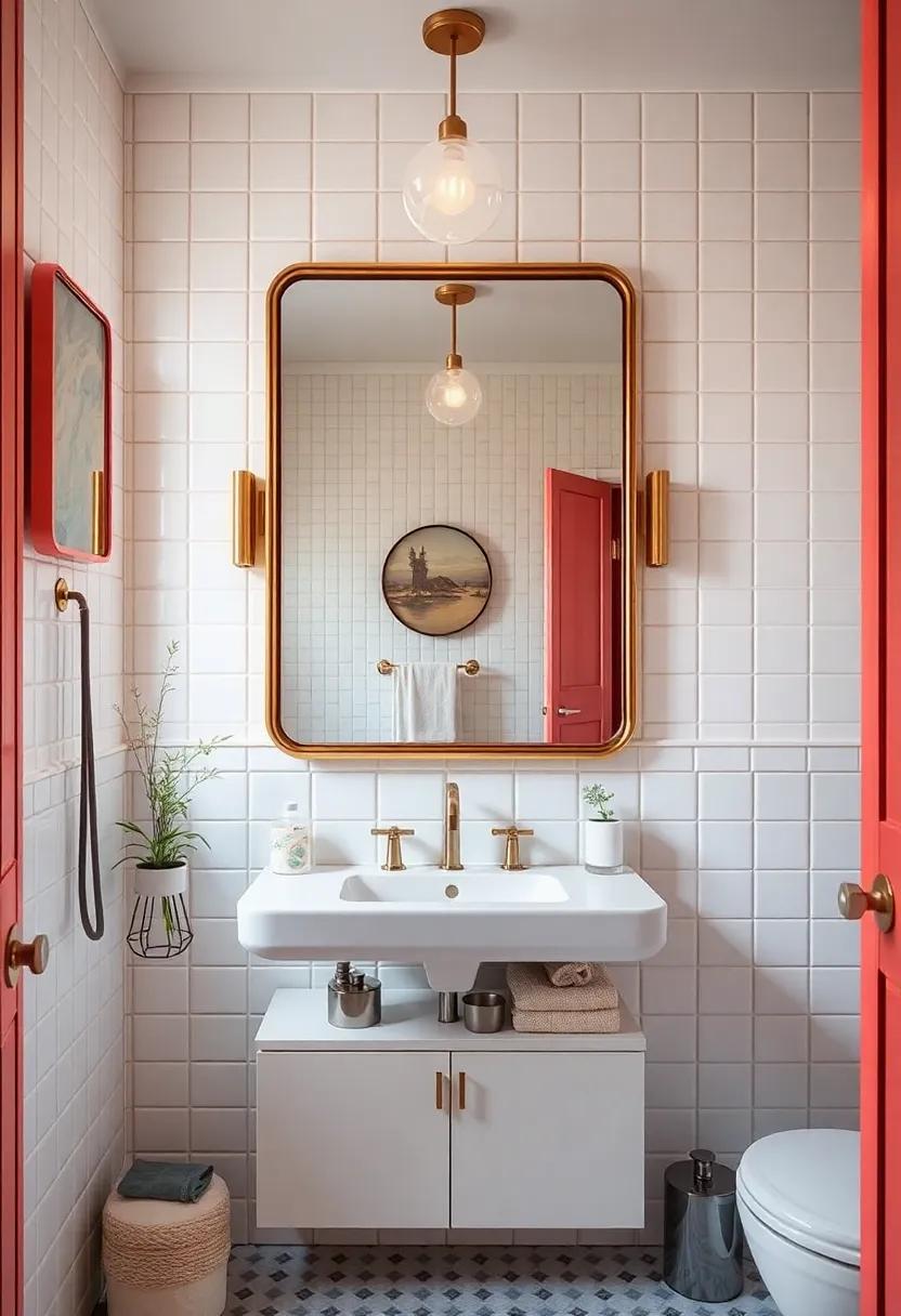 Framing the Space: Creative Use of Mirrors to Amplify Retro Charm