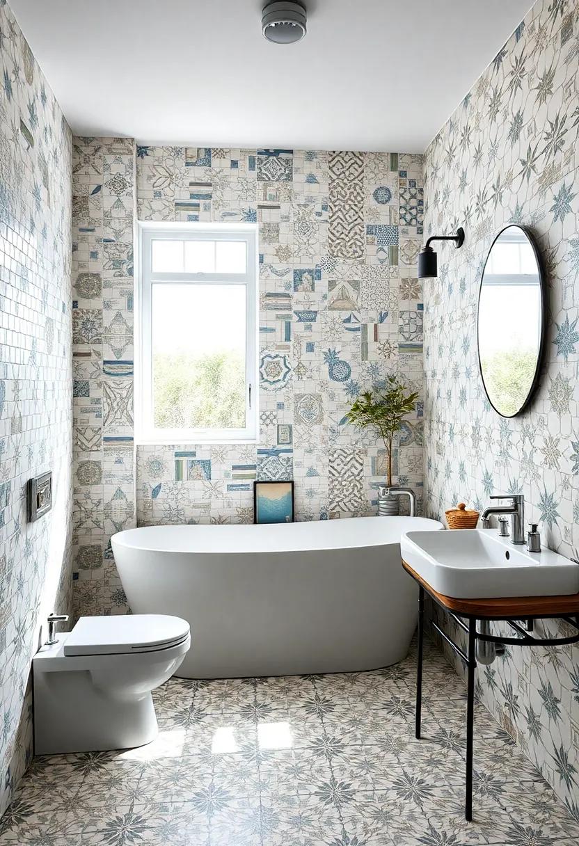 Artistic Tile Work: Creating Captivating Focal⁤ Points in a ‍Bathroom Retreat