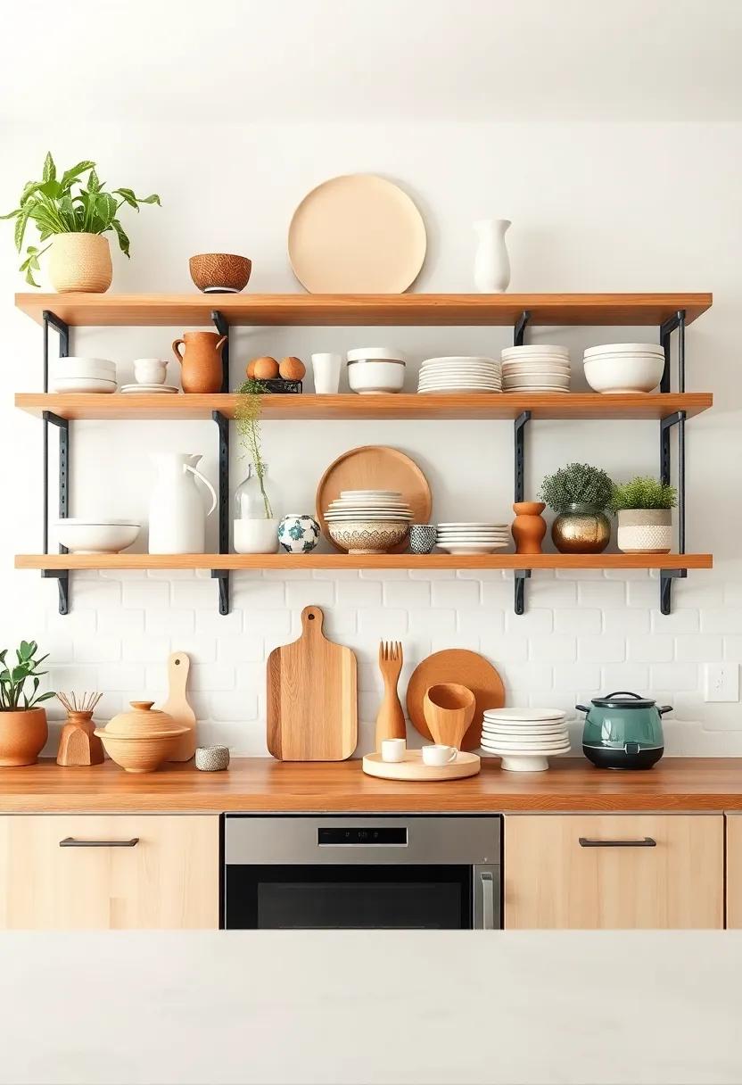 Utilizing Open ⁣Shelving: Showcasing Your Unique Kitchenware with Style