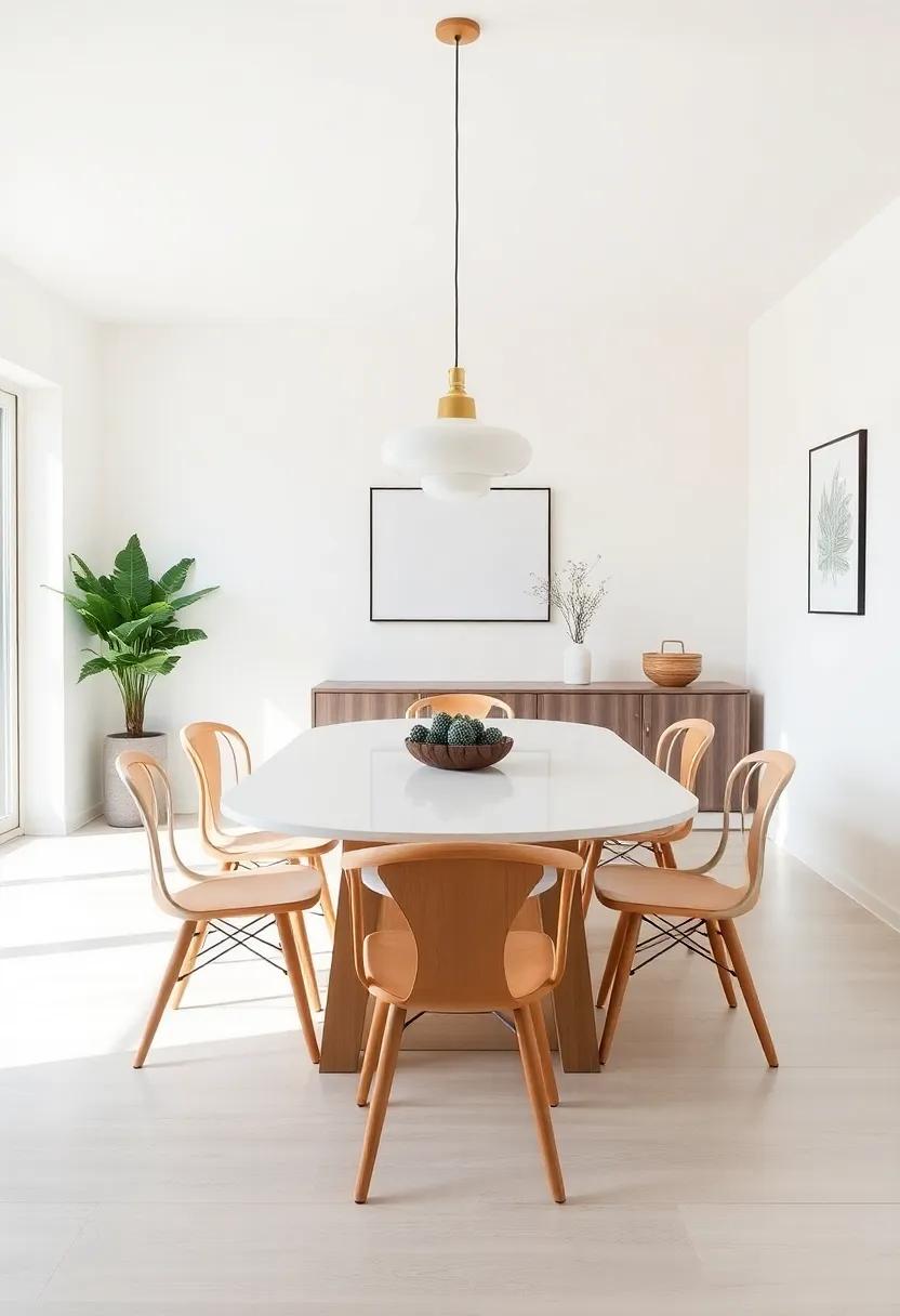 The Power ‌of Minimalism: Simplistic Chair Designs for Clean ⁣and Bright Dining Areas