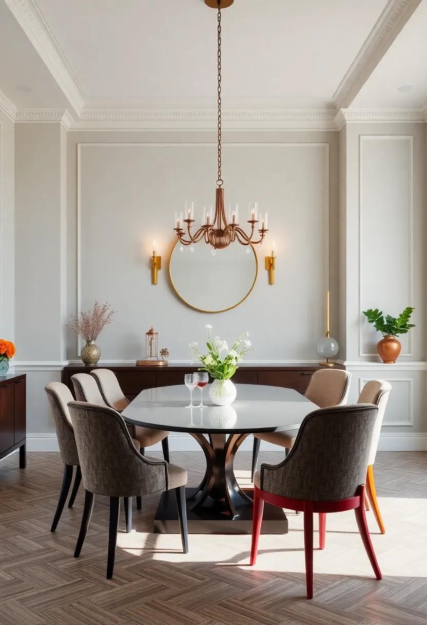 Art Deco ‍Influence: Infusing Glamour into Your Dining Room​ with Bold Chair designs