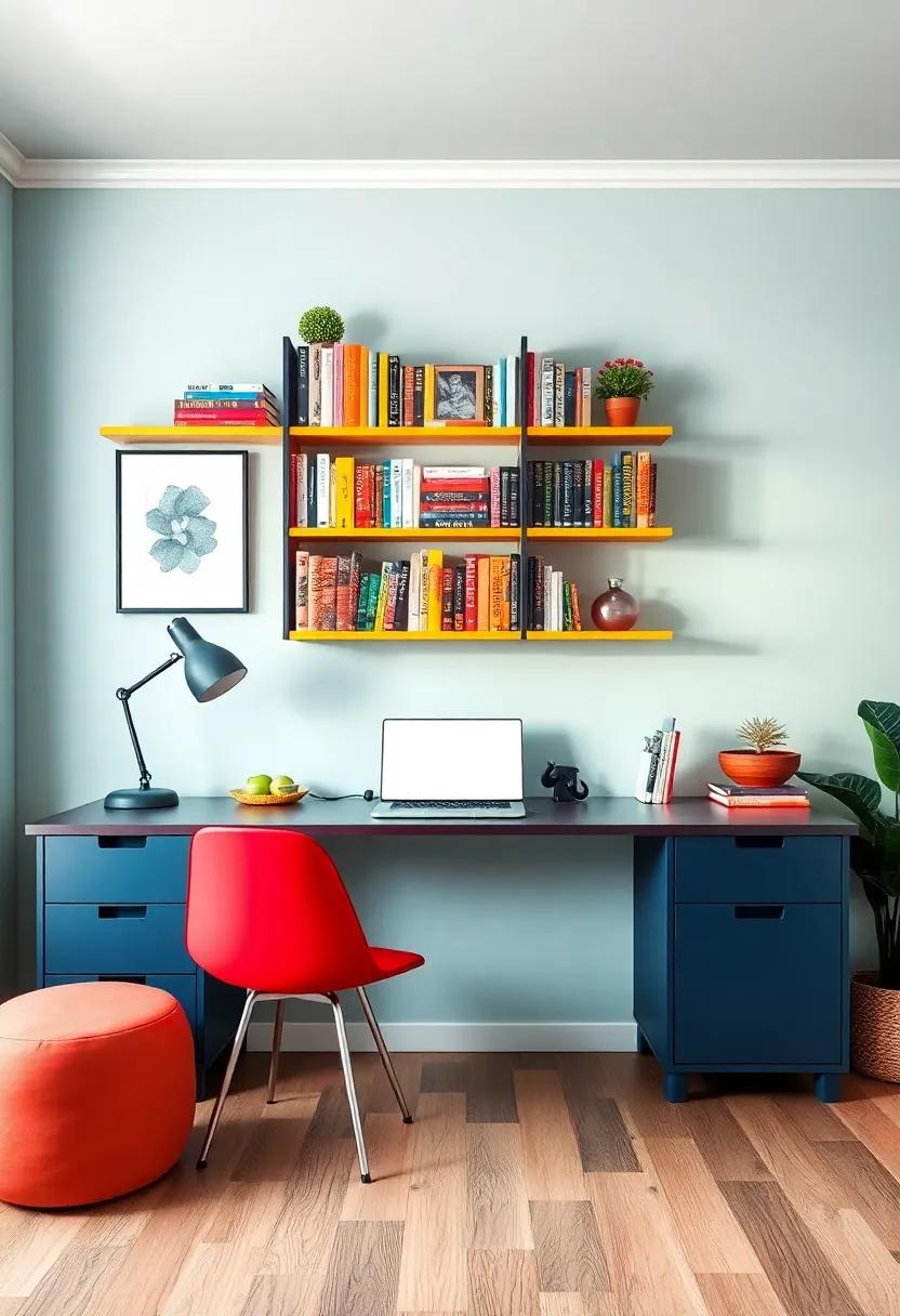 Showcasing Your Book Collection With a Burst of Colorful personality