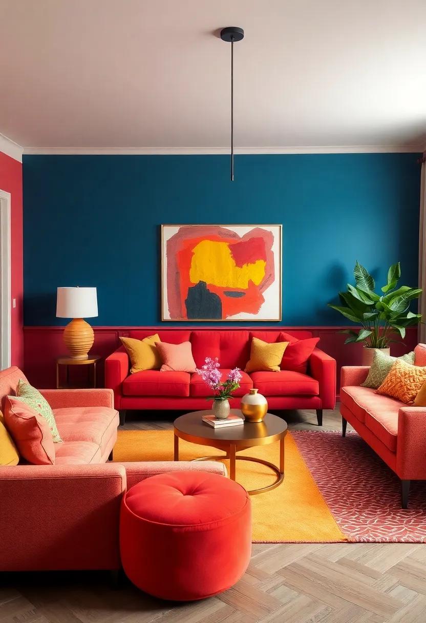 vibrant Palettes: Exploring ​the Power of Bold Color Combinations in Living Spaces