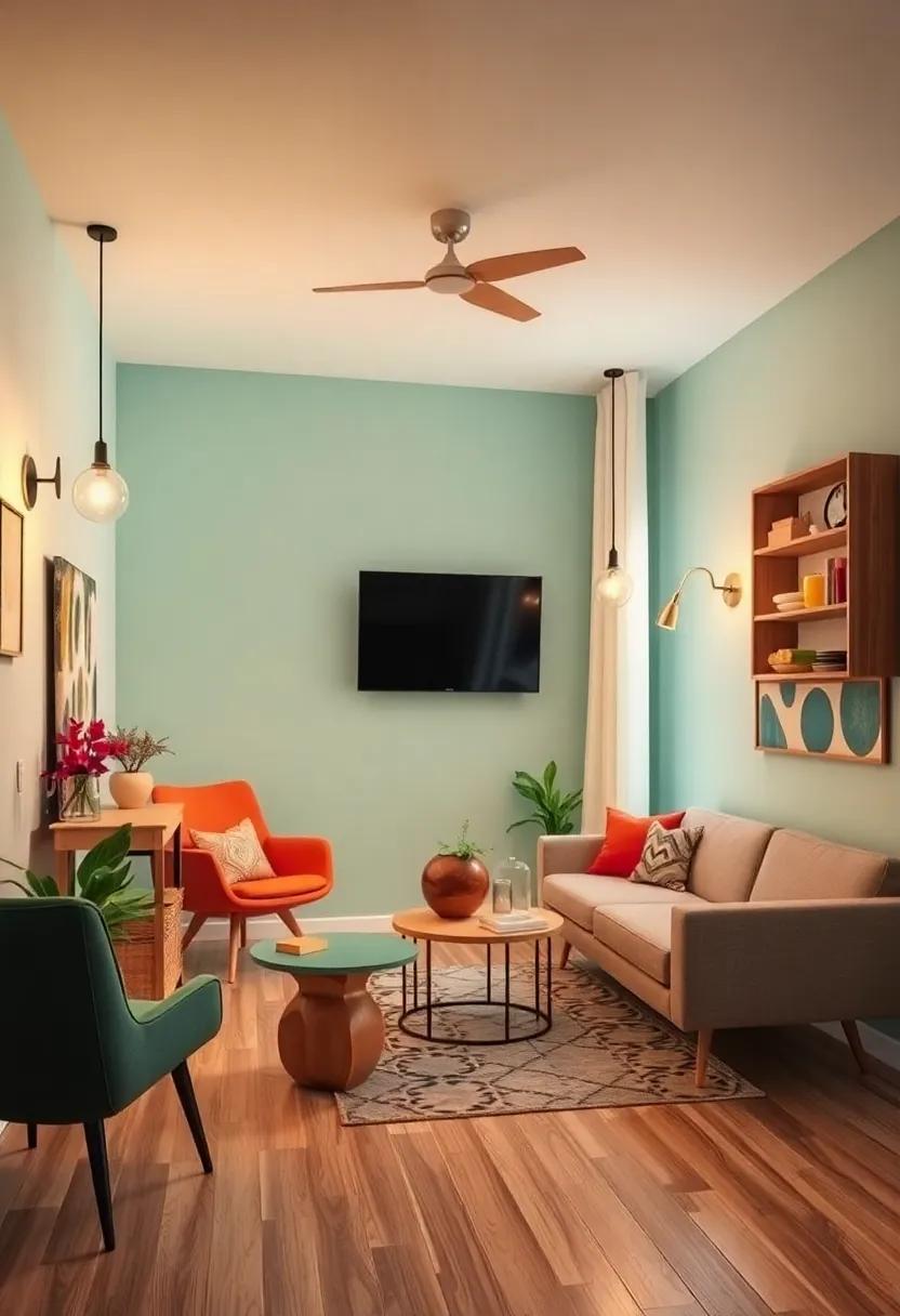 Incorporate Mid-Century Lighting: Select iconic⁤ mid-century⁤ light ⁣fixtures⁣ to add a touch ​of nostalgia while illuminating your contemporary space