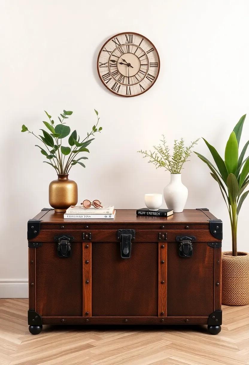 Charming Trunk Tables That Aesthetic Appeal And Organize