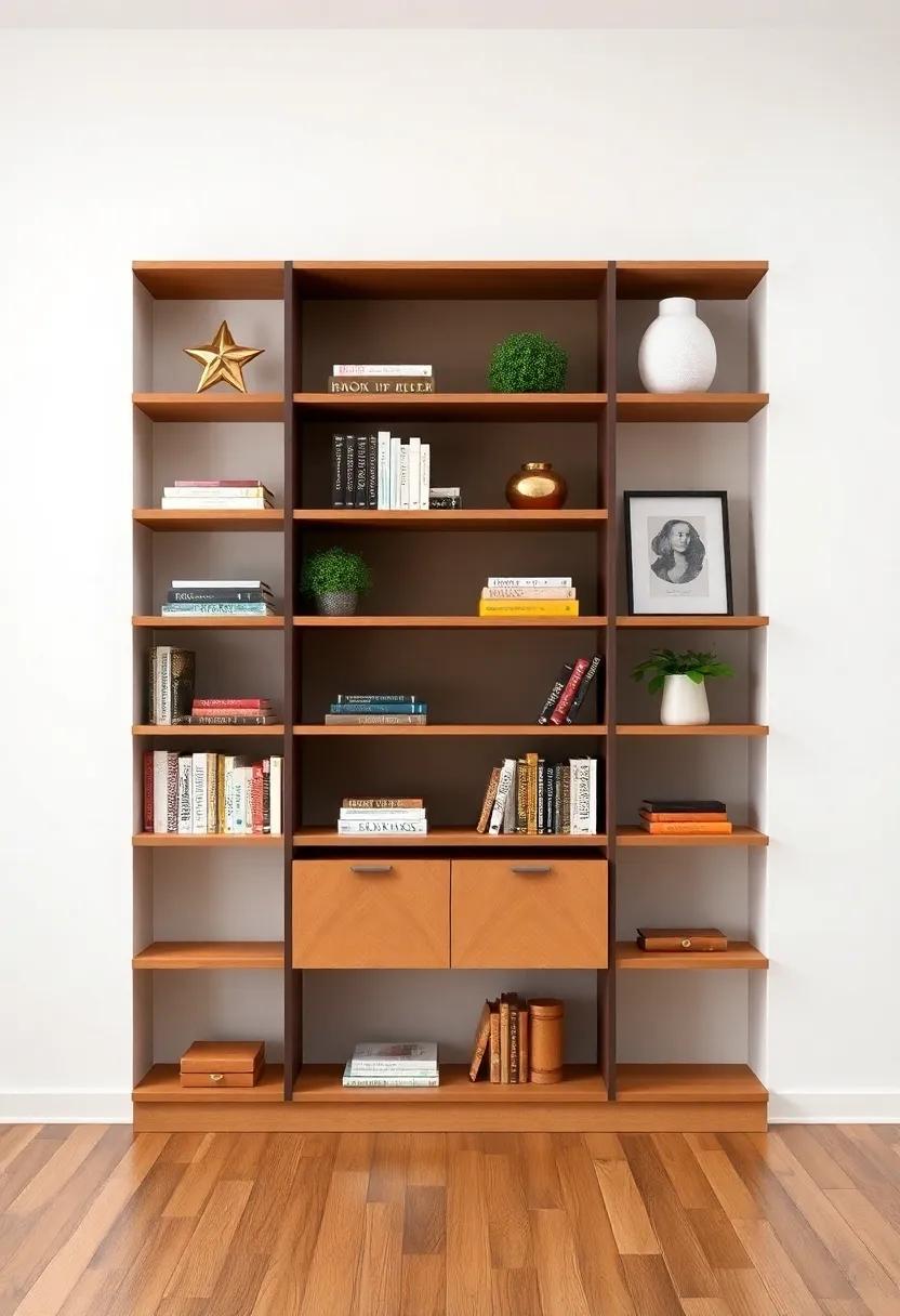 Chic​ Bookshelves That Double As Room ​Dividers For Modern Aesthetics