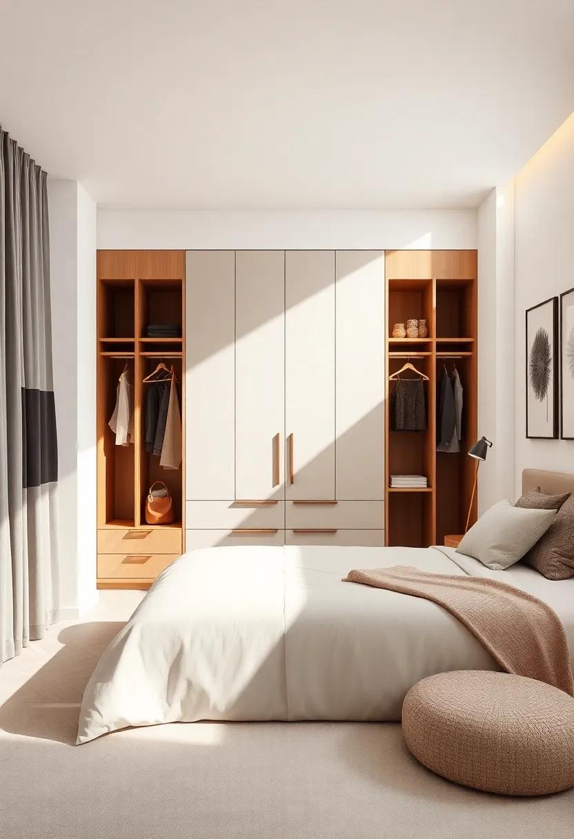 Elegant Space-Saving wardrobes That ​Redefine Bedroom Style