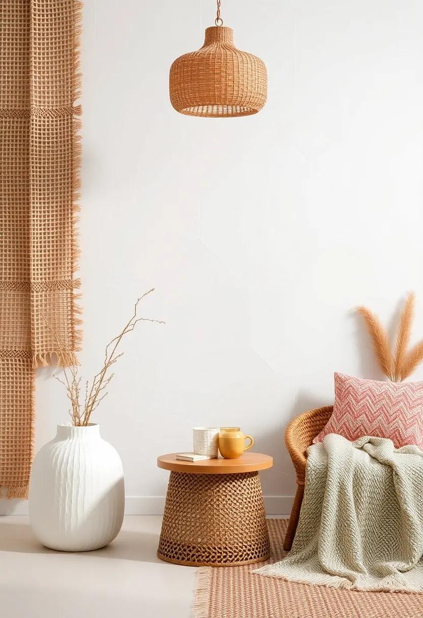 Embrace⁢ Color: Experiment with various colors in your woven textiles to‍ make your space vibrant and inviting
