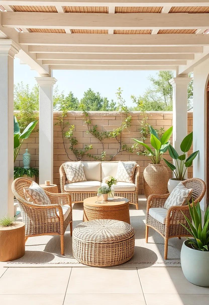 Outdoor Eclecticism:⁣ Extend your style ⁣to outdoor spaces ⁢by ⁤incorporating woven furniture and textiles that ‌resist weather while enhancing comfort