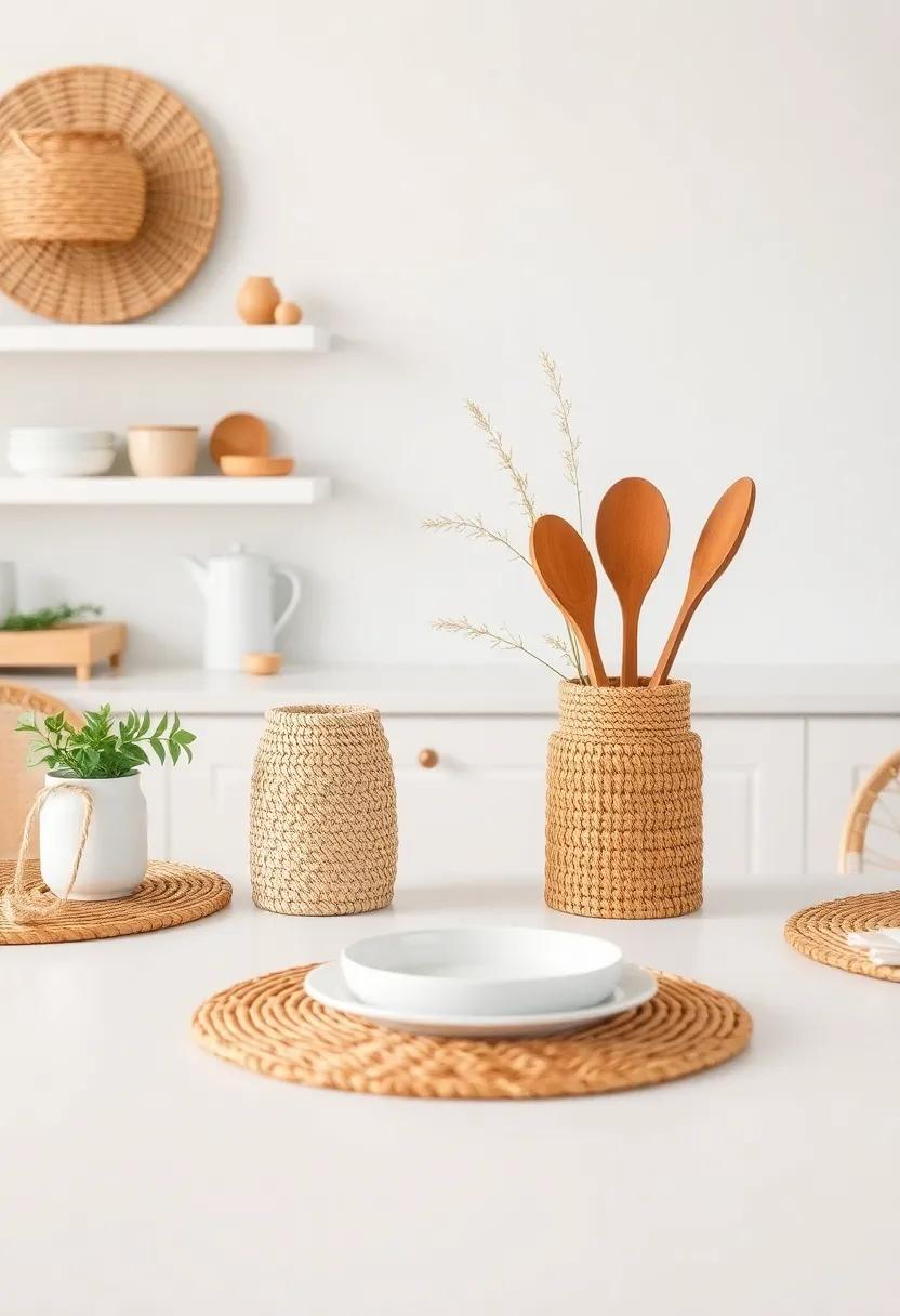 Kitchen Accents: Introduce⁢ woven elements in your⁤ kitchen through placemats or woven utensil holders for an inviting culinary space