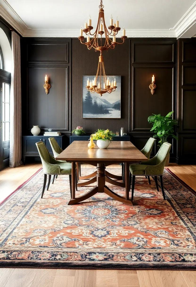 Vintage​ Flair: Antique Rugs that Tell a Story in Your Dining ‍Room