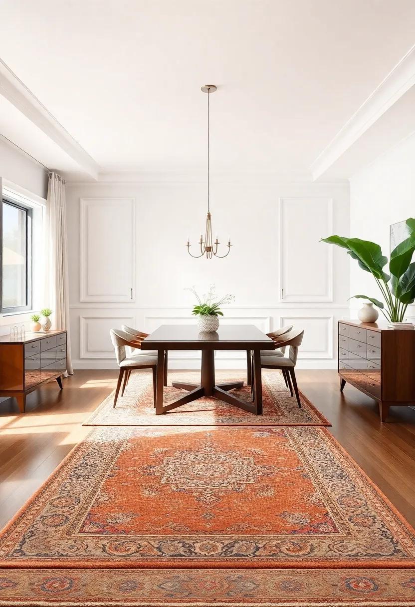 Timeless Persian Rugs Bringing Cultural Depth ⁢to Your⁣ Dining ⁢Space