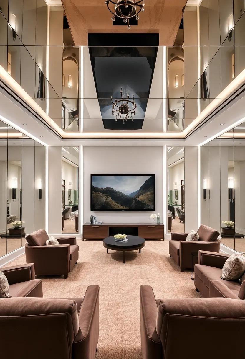 Mirrored Accents: Incorporating ⁢Reflective Elements for Depth and Drama