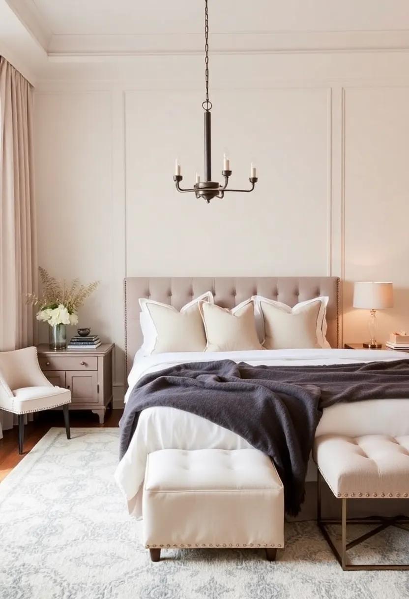 1) Embrace Neutral‍ Palettes: Use soft⁢ whites,beiges,and greys​ to create⁤ a serene and sophisticated foundation for your master bedroom that⁢ never ​goes out⁣ of style