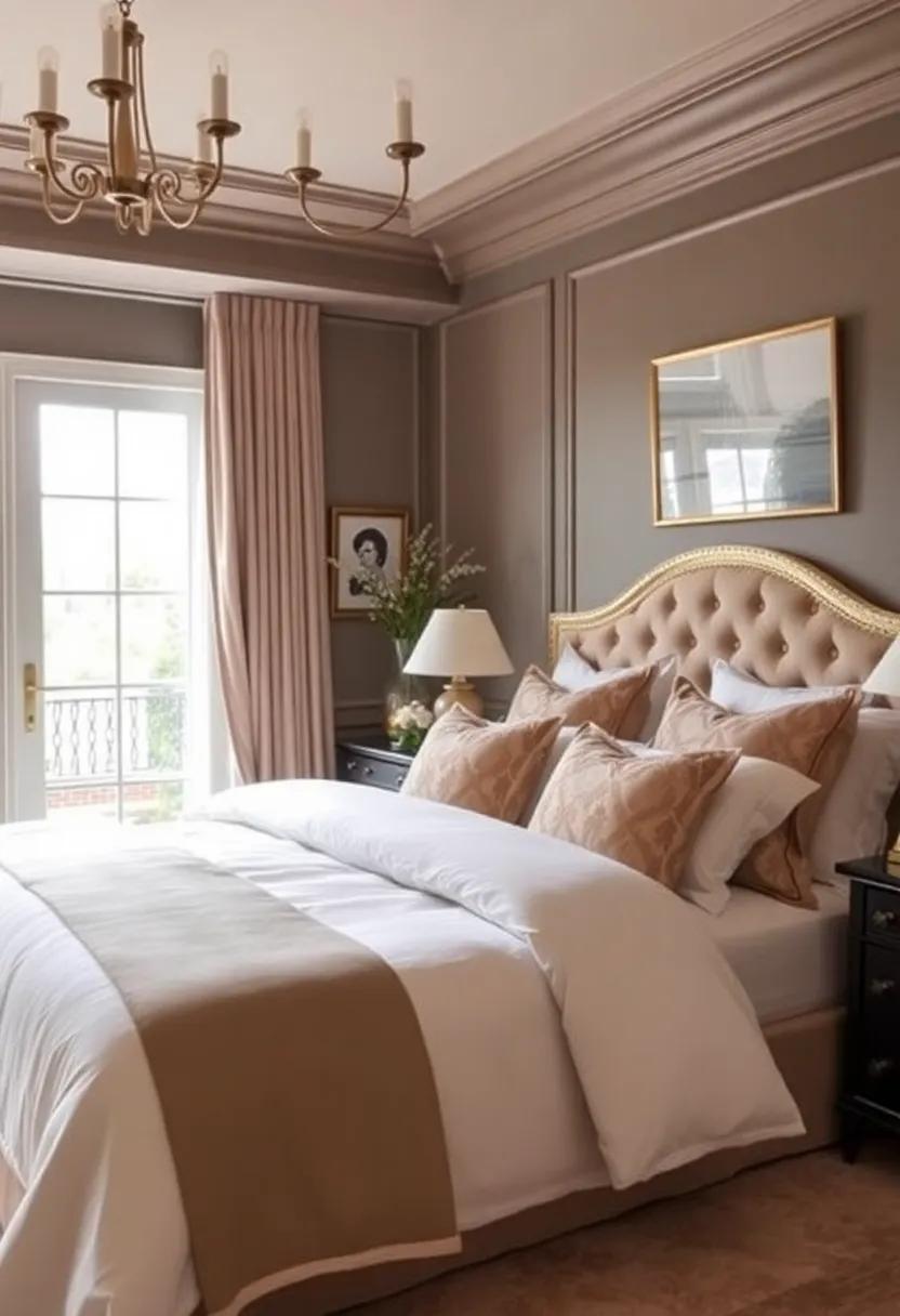 7)⁢ Luxurious Bedding: Invest in high-quality sheets ‍and comforters ⁣with a timeless design or luxurious fabric,‍ such as ​Egyptian cotton ⁢or silk for a plush sleeping ⁢experience
