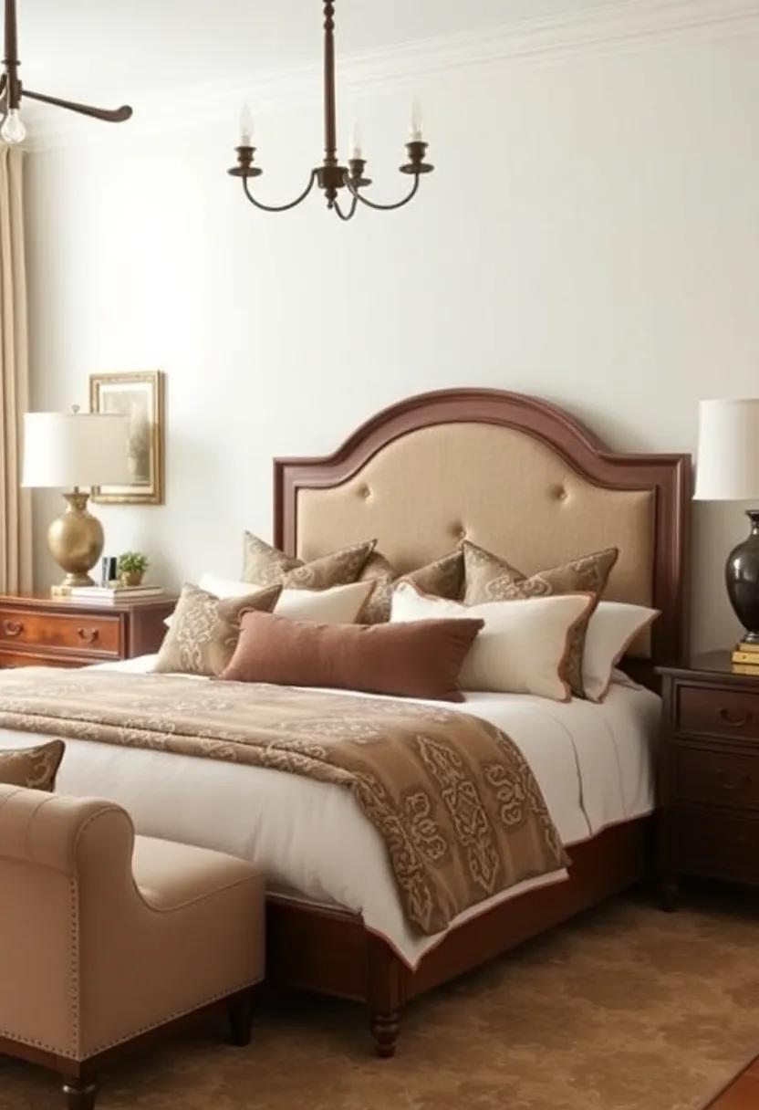 3) ⁤Statement Headboards: ‌Choose ⁤a beautifully upholstered headboard or a classic wooden one to​ serve as ‌a focal point that elevates the overall ⁤decor of ‌your​ bedroom