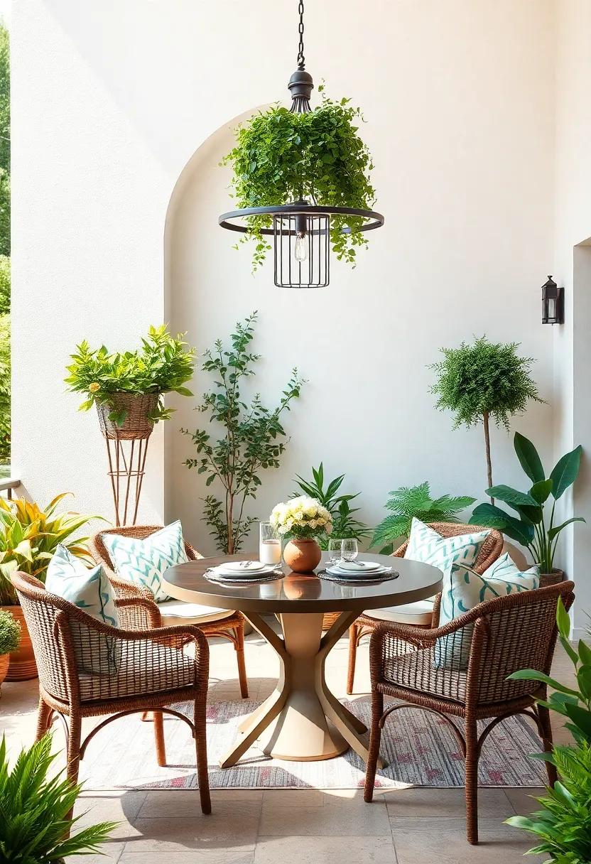 Garden Accents​ That Enrich the Dining Experience