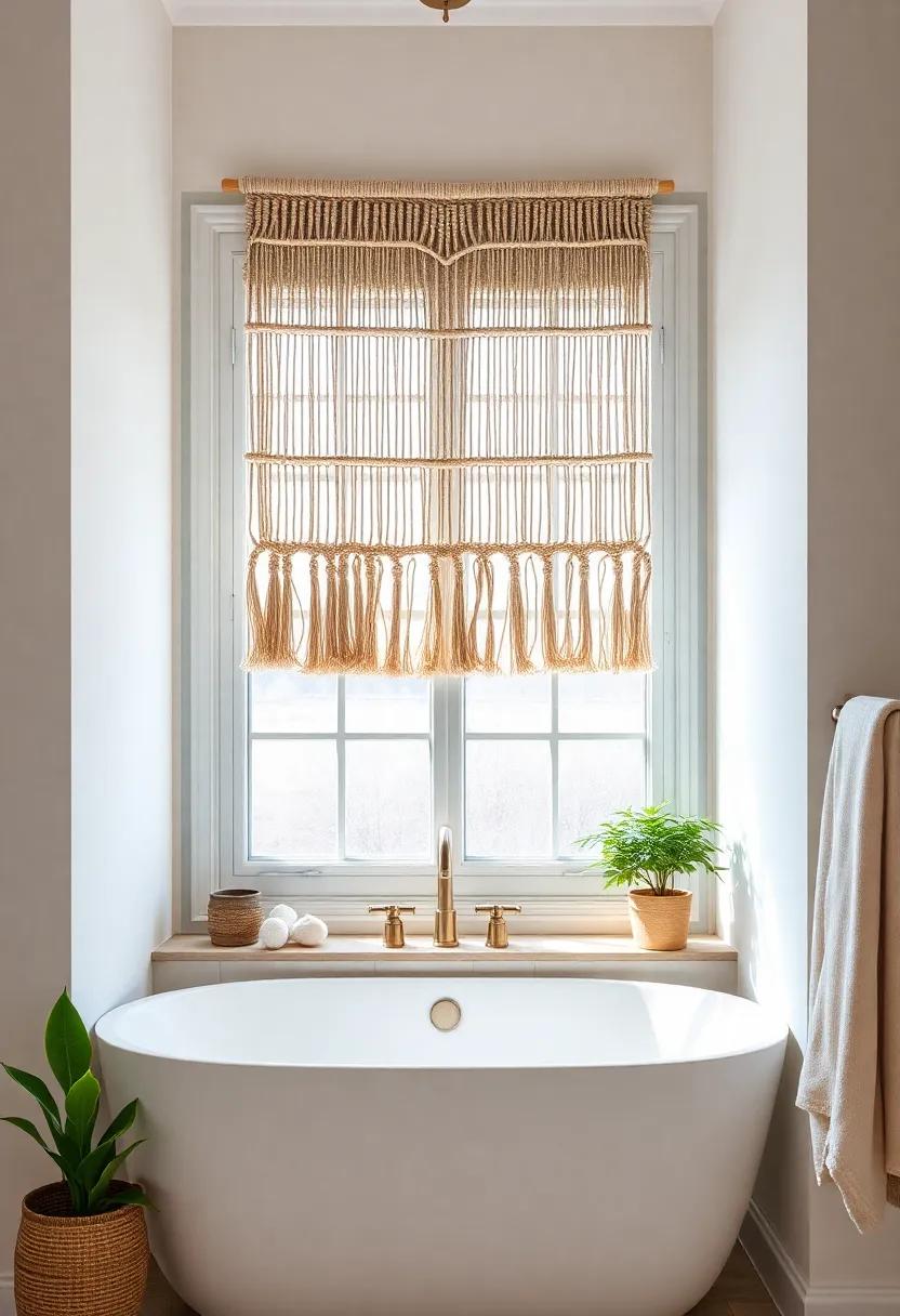 Artisan-Made Macrame Hangings for‍ an Eco-Friendly Window‍ Treatment