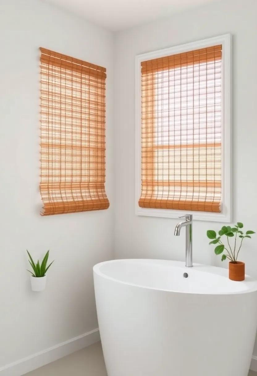 Quaint Bamboo Blinds ⁣Merging Natural Aesthetics with Practicality