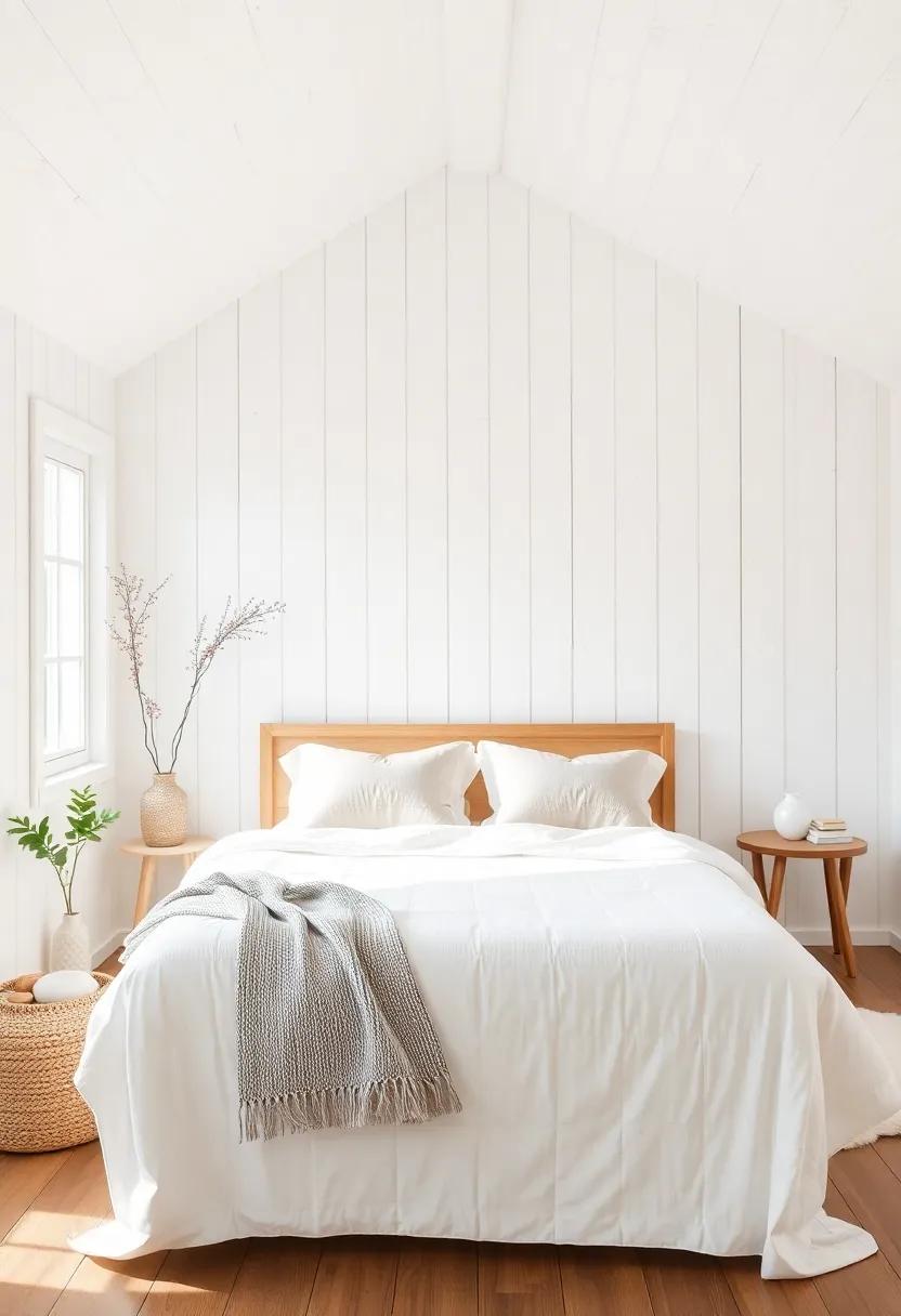 Embracing the tranquility of Whitewashed ​Walls in ​modern Farmhouse⁤ Bedrooms