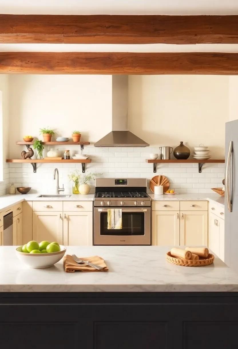 Earthy Terracotta and Cream: Use earthy terracotta tiles ‌and creamy⁢ walls to ‍create a ⁤warm,⁢ inviting atmosphere reminiscent of traditional farmhouse kitchens